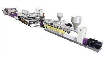 Linea di estrusione della piastra del modello di costruzione PP